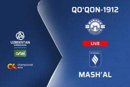 Superliga. "Qo'qon-1912" – "Mashal" 1:0 (matnli translyatsiya)