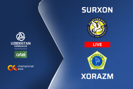 Superliga. "Surxon" – "Xorazm" (matnli translyatsiya)