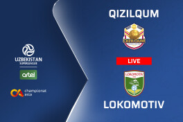 Superliga. "Qizilqum" - "Lokomotiv" (matnli translyatsiya)