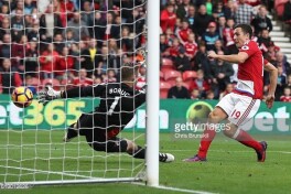 Styuart Dauning 8 yildan so'ng Angliya premer-ligasida gol urdi