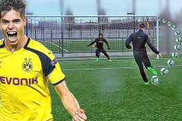 Юлиан Вайгл Freekickerz билан беллашди (видео)
