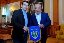 ЎФФ президенти Мираброр Усмонов Хосе Мария Мендез билан учрашди
